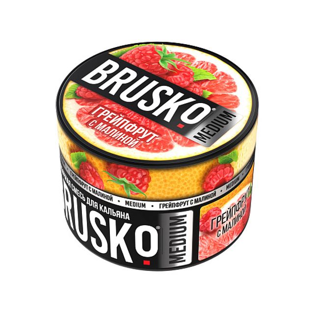 Бестабачная смесь Brusko Medium - Грейпфрут с Малиной 50 г