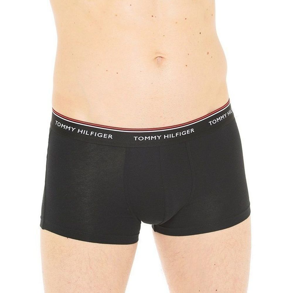 Мужские трусы боксеры черные Tommy Hilfiger Regular Black