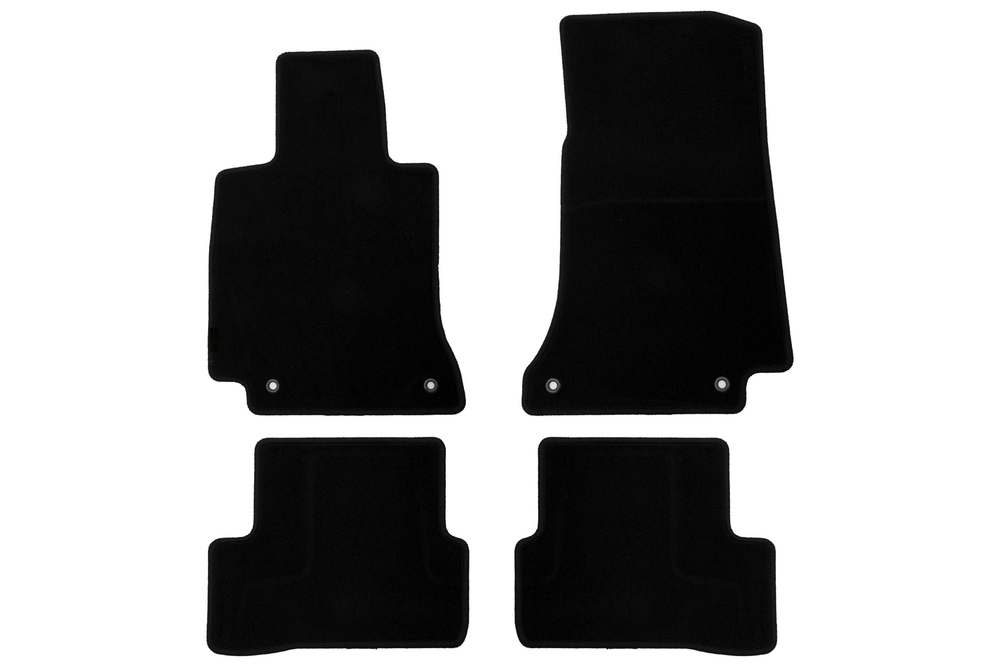 Коврики в салон для MERCEDES-BENZ C-Class, 2014-2018, 2018-2021, седан, универсал, 4 шт. (текстиль) KLEVER01344601200K