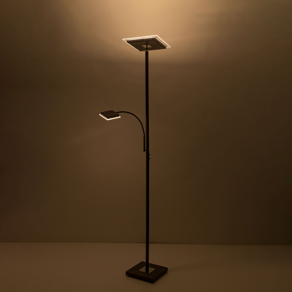 Citilux Харди CL802015 LED Торшер с диммером Кофейный