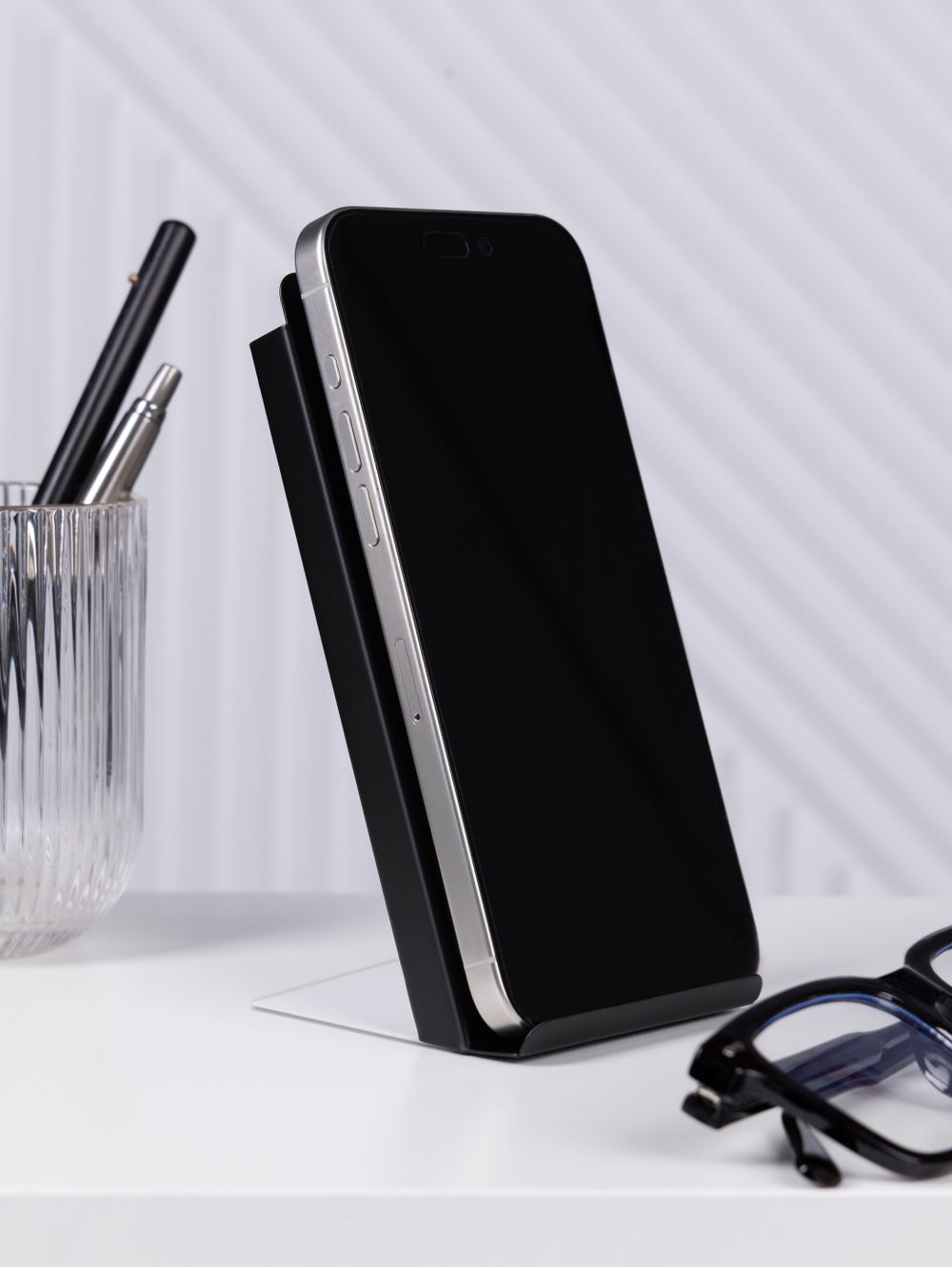 Подставка для телефона, смартфона Череп с подсветкой