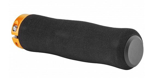 Грипсы XH-GN01BL 130 мм чёрные, материал EVA, золотистые кольца, в инд. упаковке, арт. 150248 (10216170/010821/0228802, Китай)