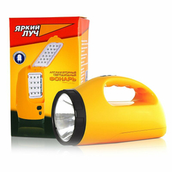 Кемпинговый фонарь Яркий Луч LA-1W Раскладушка желтый