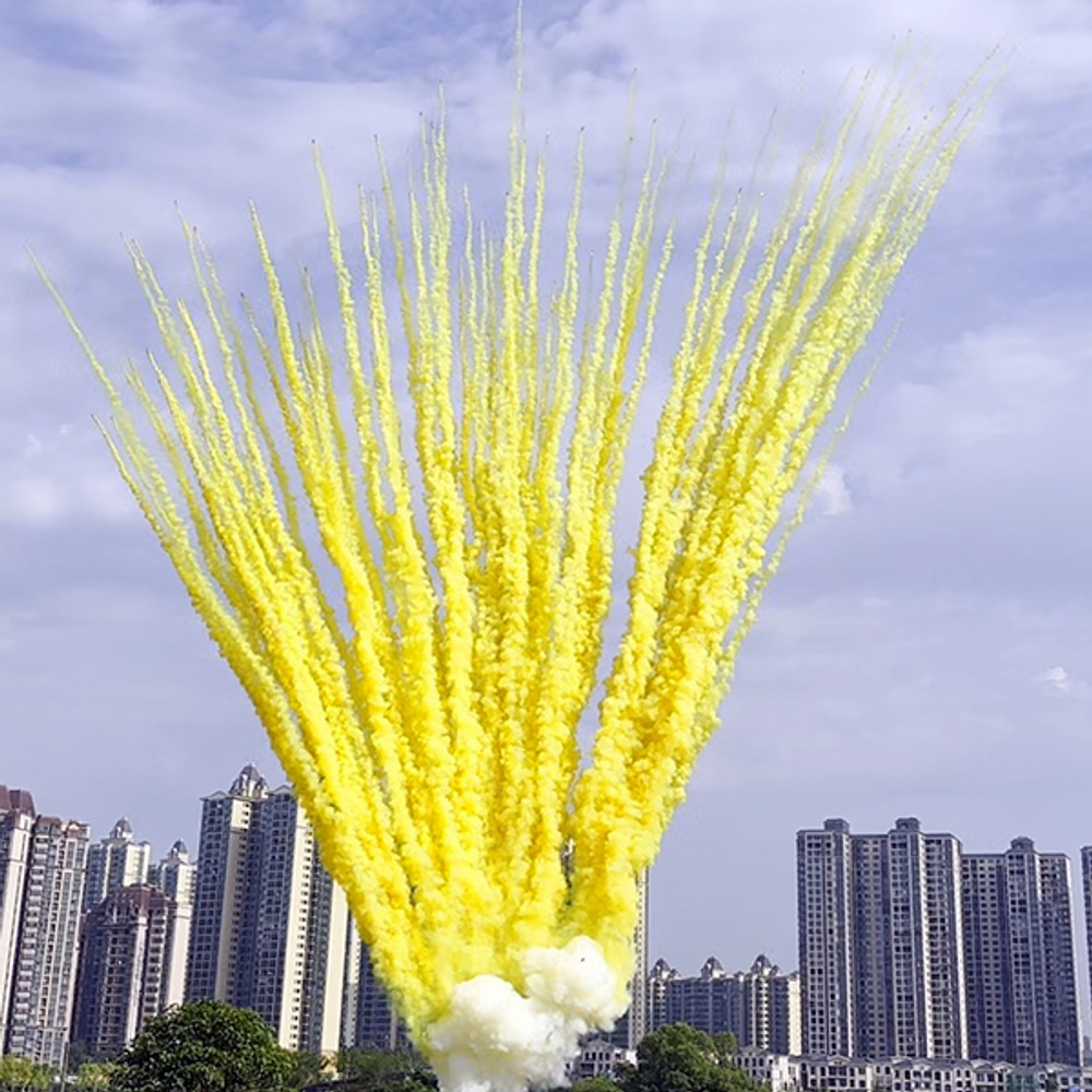 БСП3210012 Дневная веерная профессиональная батарея салютов "PIROFF Fireworks" (1,25" х 100 залпов)