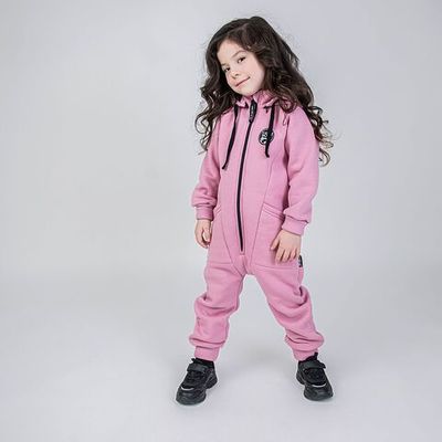 Transformer jumpsuit with flap - Blush