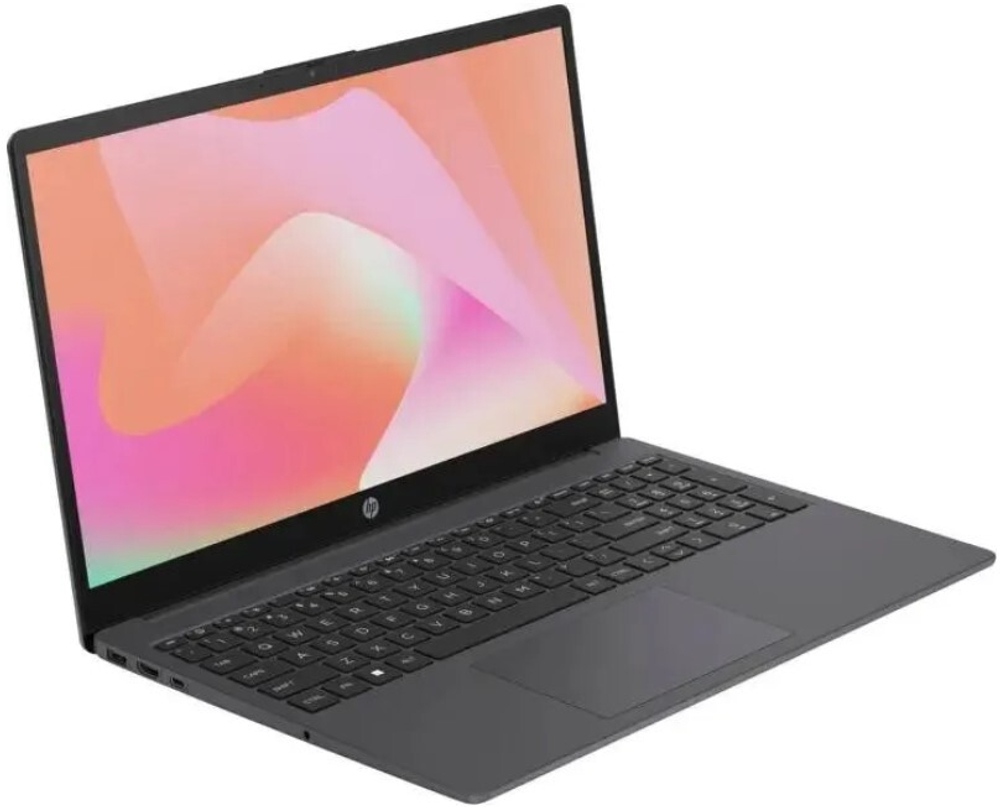 Ноутбук  HP 15-fc008nia 15.6 ", Ryzen 7, 8 Гб RAM, 512 Гб SSD, Radeon Graphics, Серый