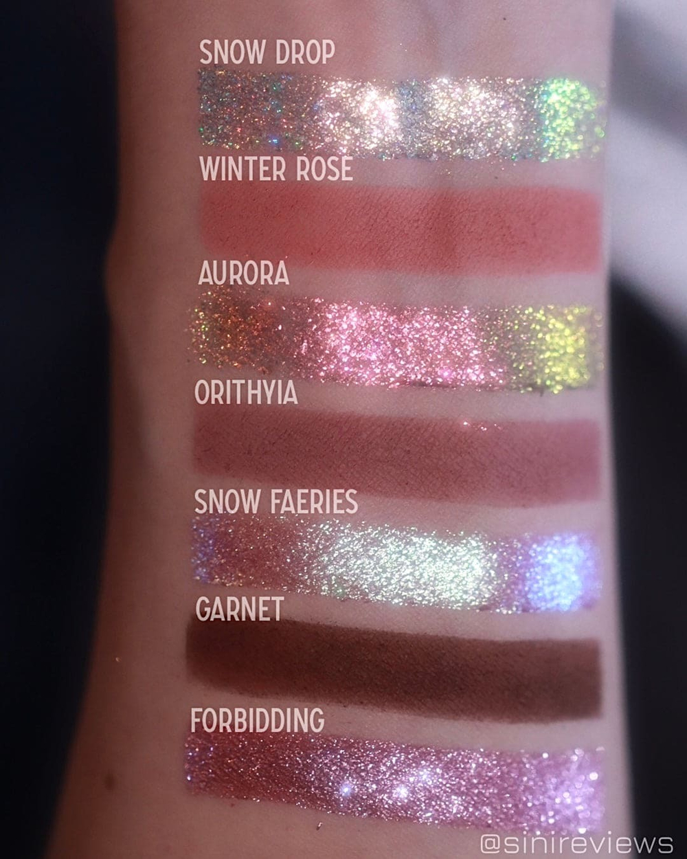 Ensley Reign Cosmetics Cold Moon Palette