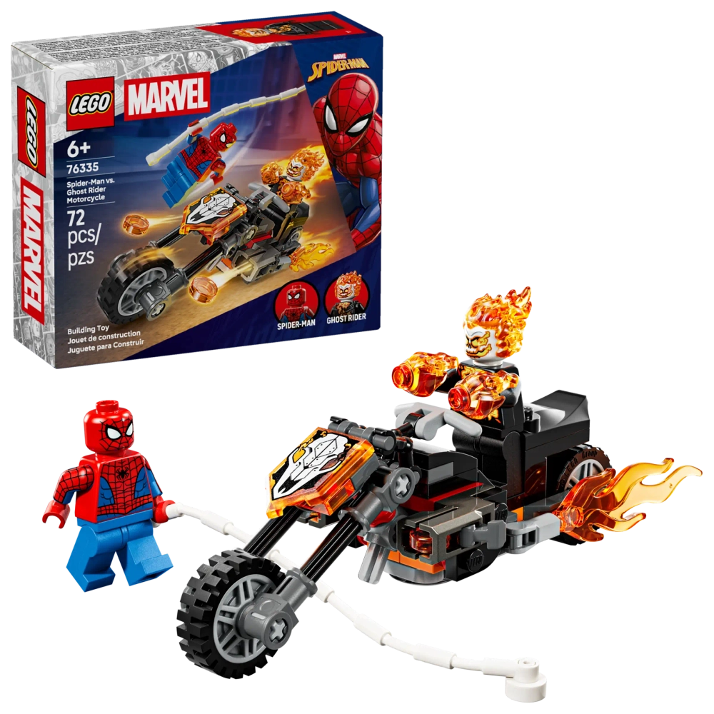 Конструктор LEGO Marvel 76335 Spider-Man vs. Ghost Rider Motorcycle