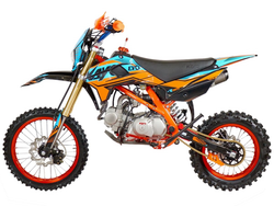Питбайк KAYO EVOLUTION YX140EM 17/14 KRZ (механ. сцепл., эл. стартер 2022 г.)
