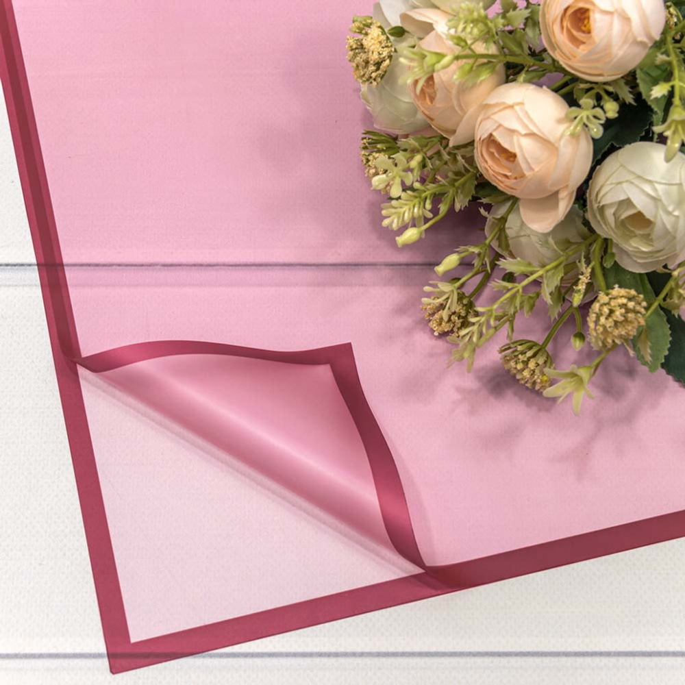 Пленка В листах 20 шт 58 х 58 см с рамкой (Красный)