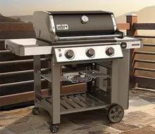 Газовый гриль Weber Genesis II Е-310 GBS, 3 горелки, чёрный