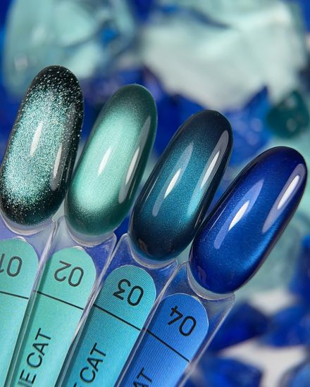 Гель лак Galaxy Aquamarine cat №2,9g