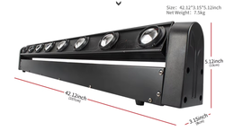 Световая панель Led Beam 8*12w (RGBW)