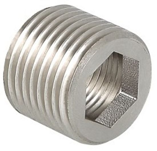 Футорка Valtec 1"х3/4" под шестигранник латунная никелированная VTr.660.N.0605