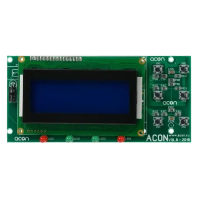 Экран 4 строчный (синий)