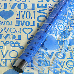 Пленка прозрачная "LOVE" (10м)