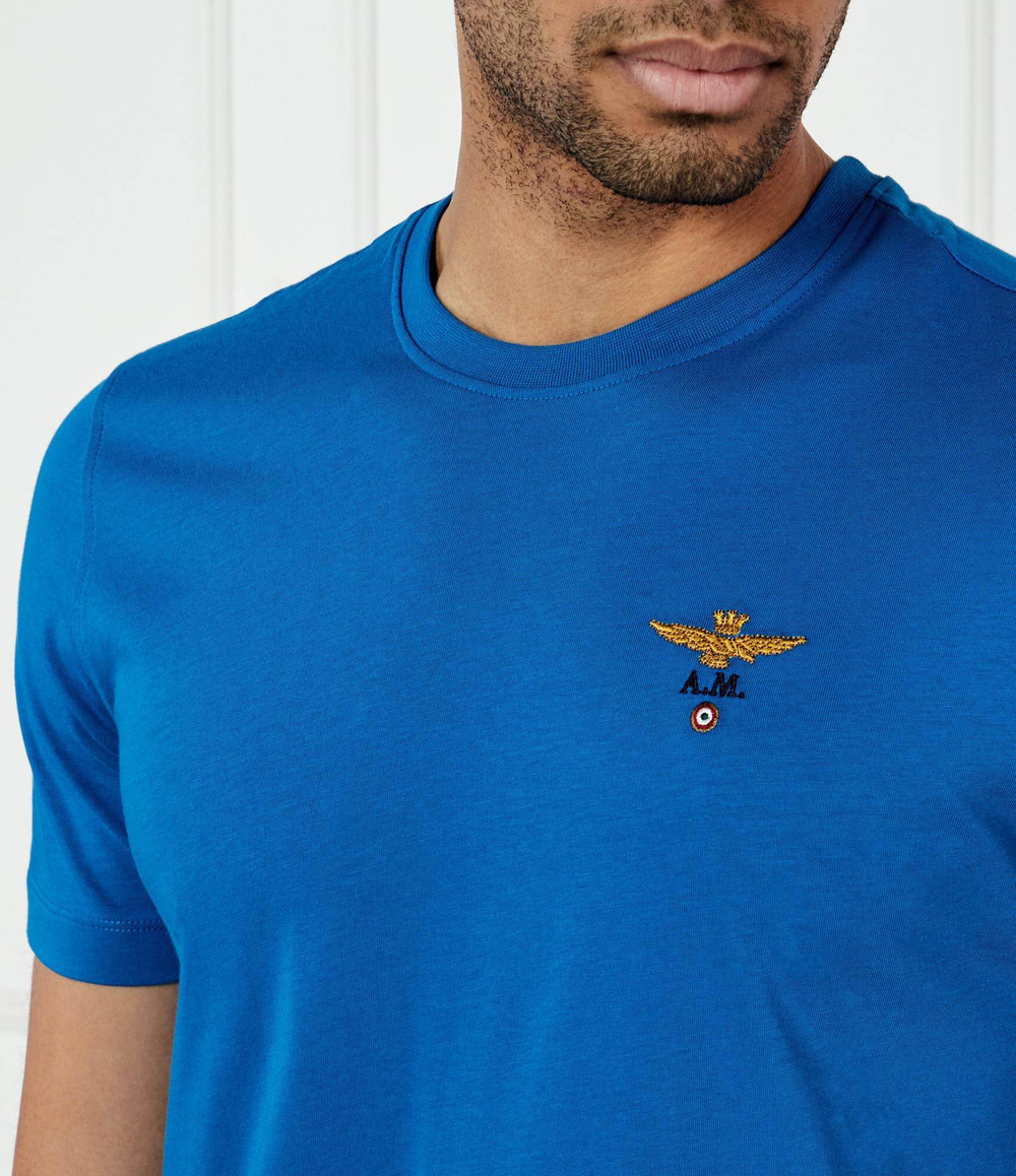 Футболка Aeronautica Militare - голубой(TS1580J372)
