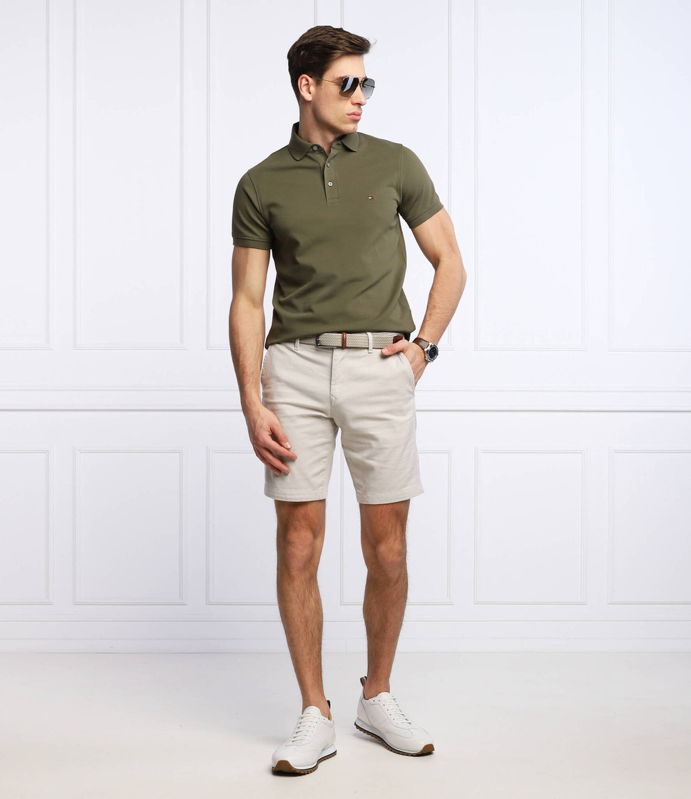 поло 1985 Tommy Hilfiger - оливковый (MW0MW17771)