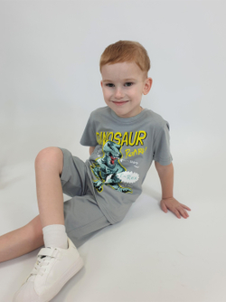 01-131-6 Костюм для мальчика (фуфайка+шорты)