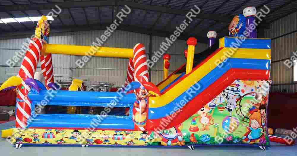 Батут "Цирковое шоу", 8*4*5 м