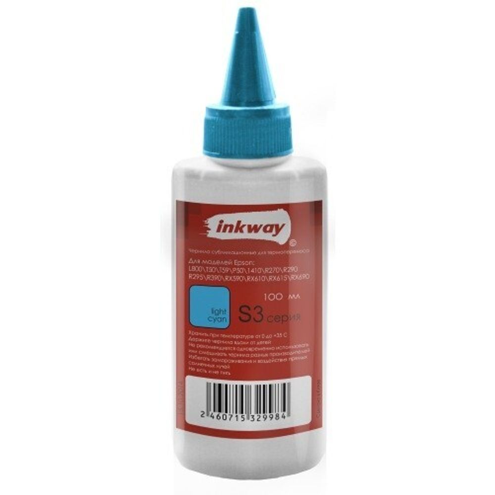 Сублимационные чернила INKWAY Light Cyan 100 мл S3