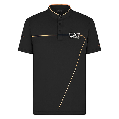Мужское теннисное поло EA7 Man Jersey Jumper - black