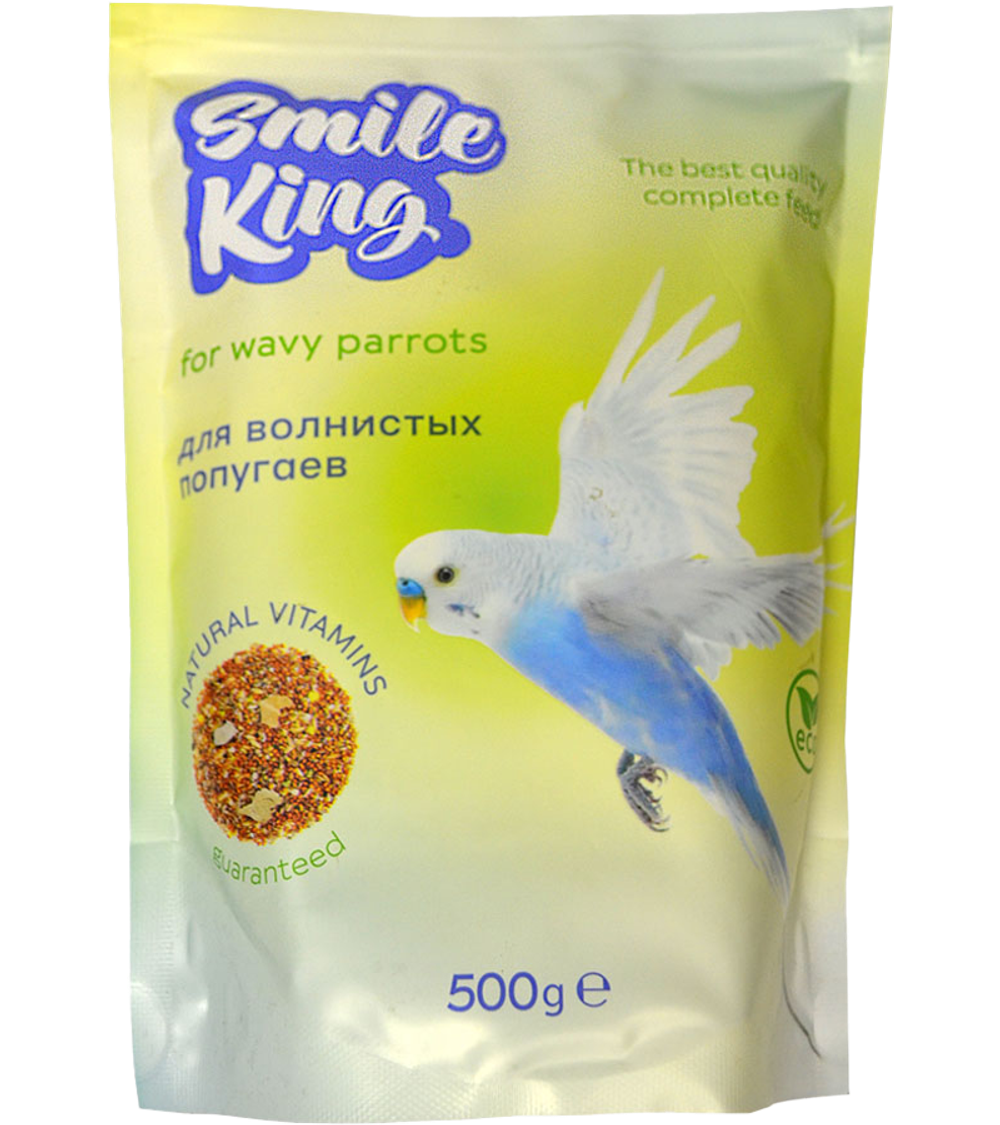 Smile King Волнистые попугаи 500гр.