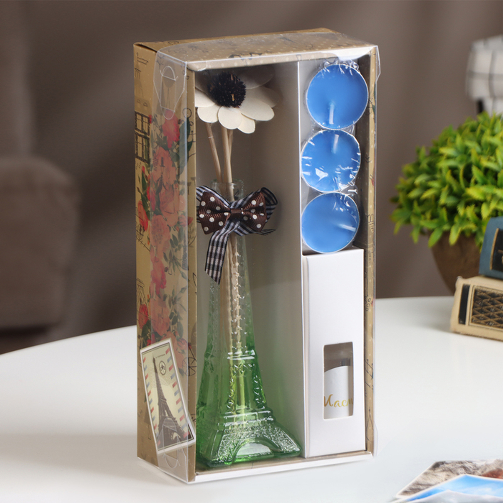 Набор подарочный «Париж» (диффузор и свечи) жасмин, «Богатство Аромата» 8 марта