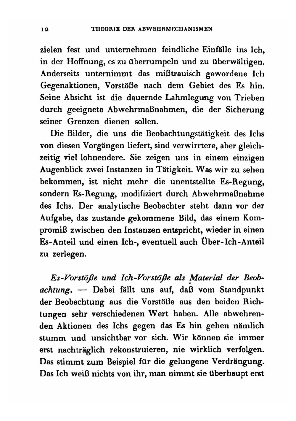 Das Ich und die Abwehrmechanismen | Anna Freud
