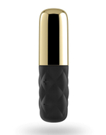 Чёрно-золотистая вибропуля Satisfyer Lovely Honey (Цвет: черный с золотистым)