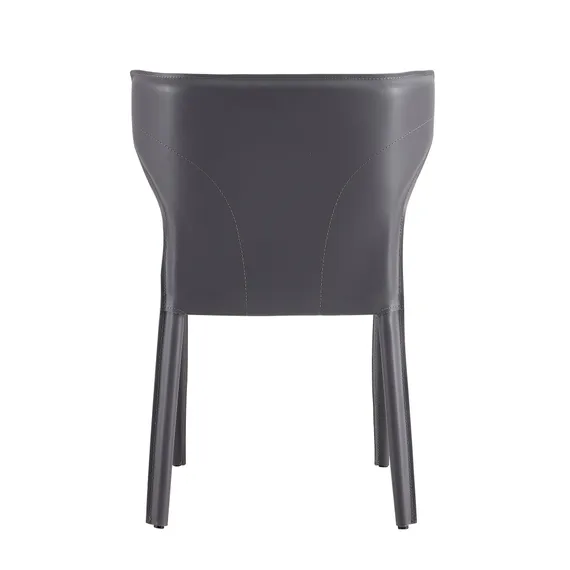 Стул Karl, серая экокожа