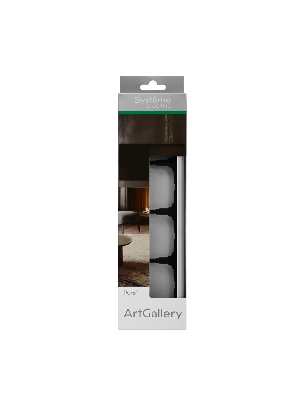 Рамка 4-м ArtGallery Pure органич. стекло алюм. SE GAL320304