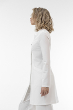 Халат Лили с фигурным вырезом из уплотненной поливискозы