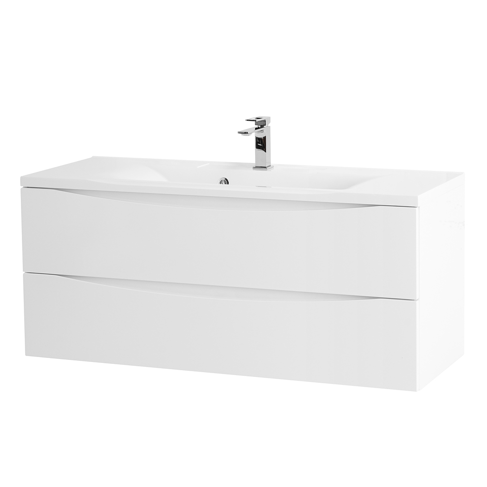 Тумба подвесная с раковиной BelBagno MARINO-1200-2C-SO-BL-P