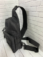 Плечевая сумка с MOLLE-системой / чёрный