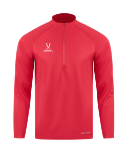 Джемпер ветрозащитный JÖGEL PREMIER PerFormPROOF 1/4 Zip Wind Top, красный