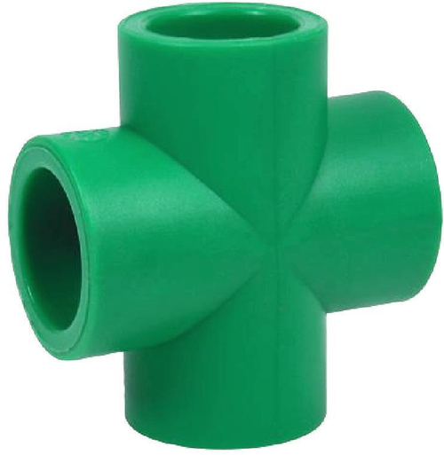 Крестовина RIIFO Alba PP-R 32-32-32-32 зеленая, уп 5 шт