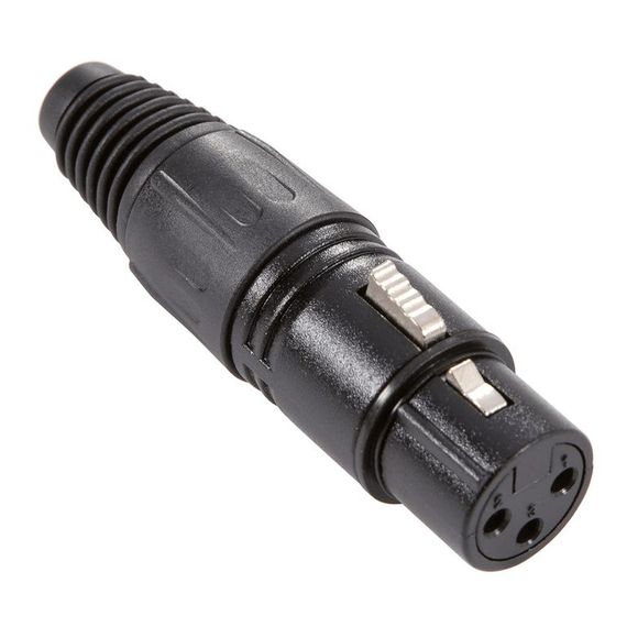 Adam Hall 7849 - разъем XLR, Female, 3-pole, черный