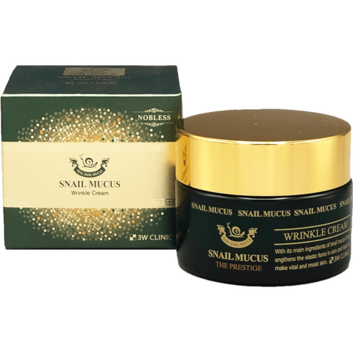 Крем для лица 3W Clinic Snail Mucus Wrinkle против морщин с муцином улитки Cream 50 мл