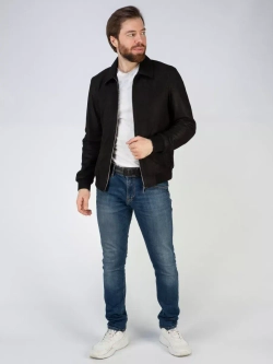 Кожаная куртка демисезонная замша