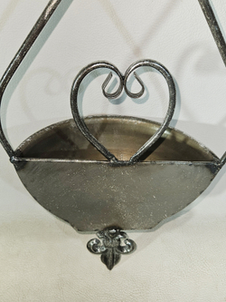 Подвесное кашпо Антик из металла для цветов