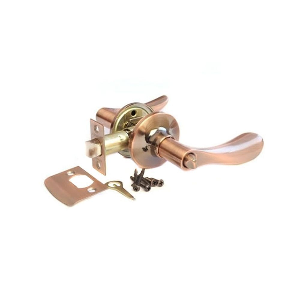 Защелка Apecs, 0891-03-AC, с  фиксатором, медь, ЦАМ