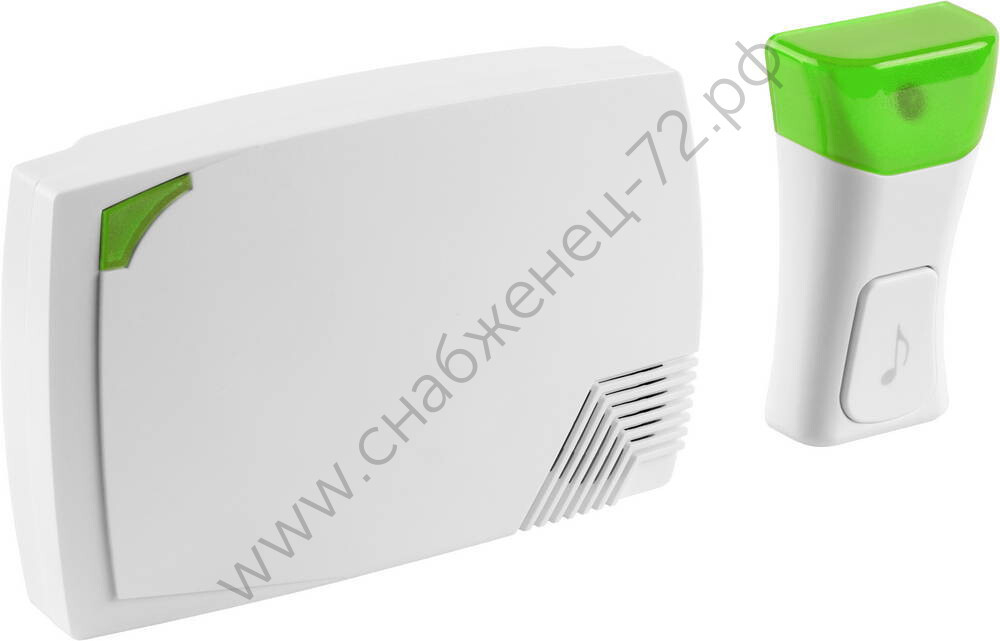 СВЕТОЗАР Этюд 120м, 36 мелодий, Электрический звонок беспроводной (58060)