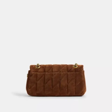 COACH СУМКА ЧЕРЕЗ ПЛЕЧО TABBY 26 С МЯГКОЙ ПОДКЛАДКОЙ, КОРИЧНЕВЫЙ