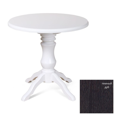 Стол обеденный Юпитер 80х80  (темный дуб)