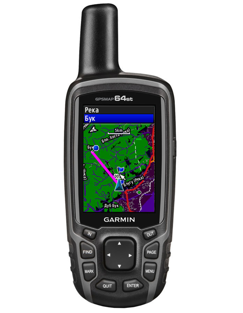 Портативный навигатор Garmin GPSMAP 64st