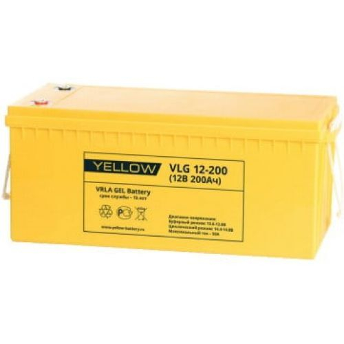 Аккумулятор YELLOW VLG 12-200 Solar