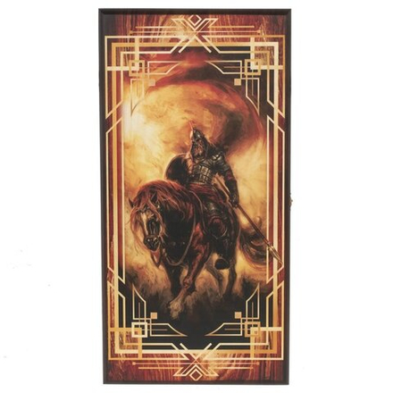 GAEM Игра настольная 2 в 1 ( шашки, нарды) "Богатырь", L50 W25 H4 см