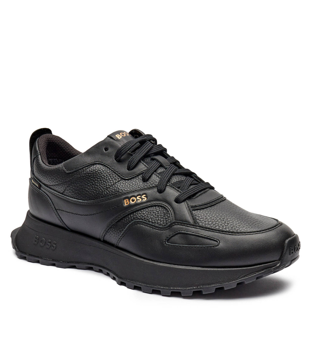 Кожаные кроссовки BOSS BLACK - черный(50529520)