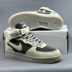 Кроссовки Nike AirForce 1 на меху #382 (сер.)